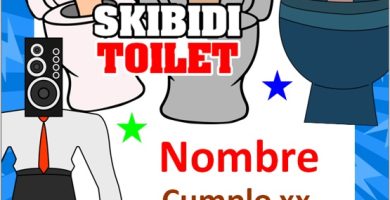 Invitaciones de Skibidi Toilet