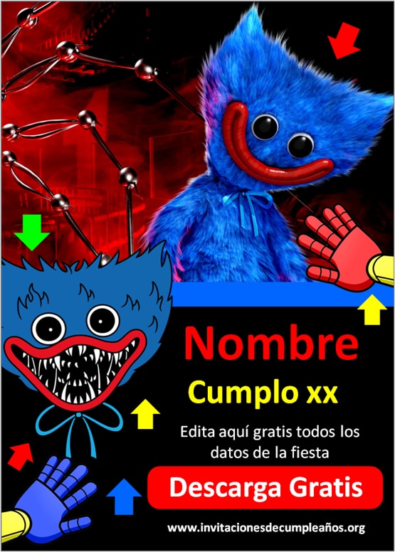 invitaciones Poppy Playtime 5 gratis 